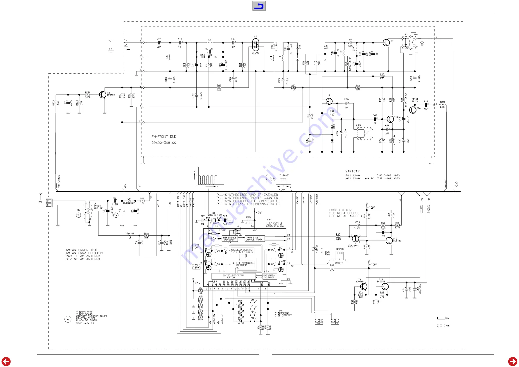 Grundig Fine Arts M 100-A Service Manual Download Page 16