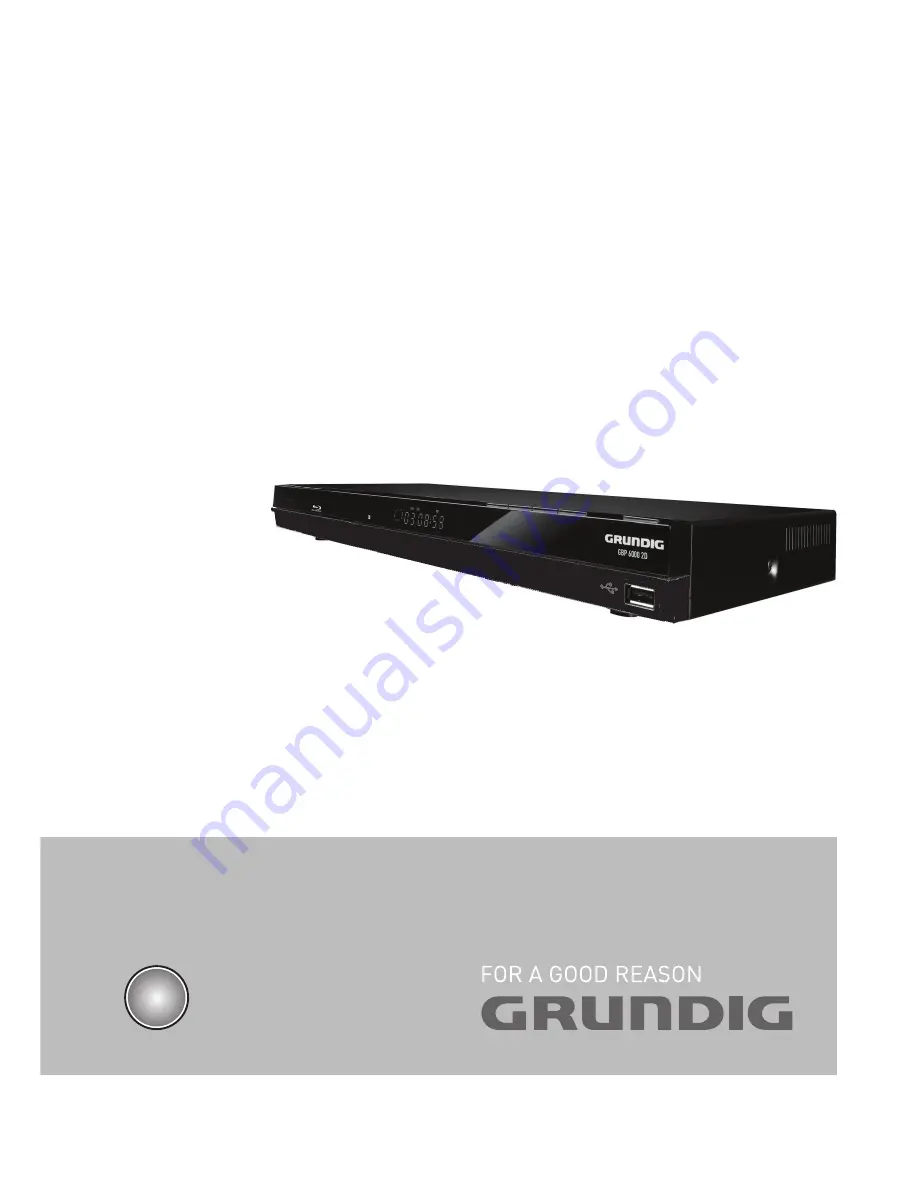 Grundig GBP 6000 2D Manual Download Page 1