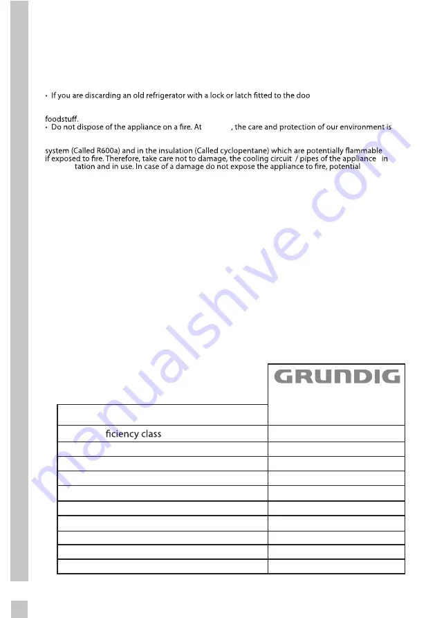 Grundig GKFI5050 User Instructions Download Page 4