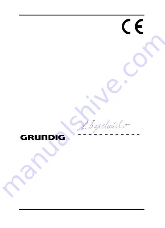 Grundig GML-2010E Owner'S Manual Download Page 71