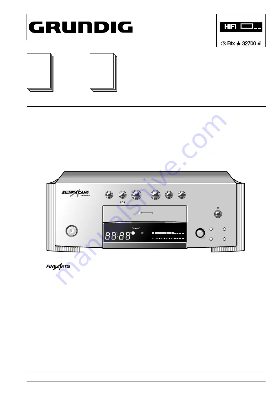 Grundig M 100-CF Скачать руководство пользователя страница 1