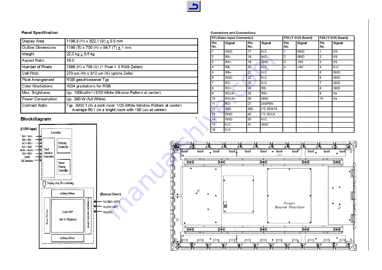 Grundig PlanaVision 42 PW 110-8610 TOP Скачать руководство пользователя страница 22