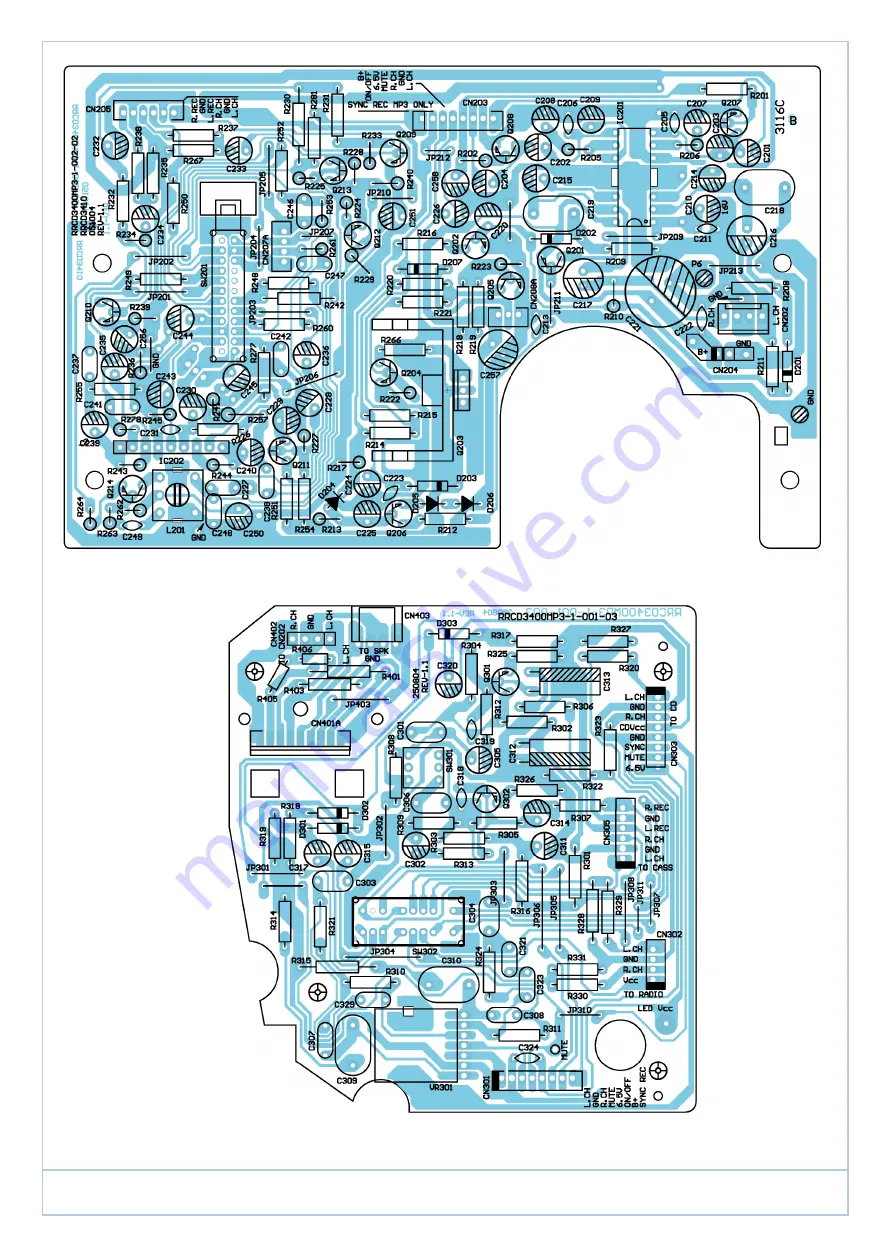 Grundig RRCD 3400 MP3 Service Manual Download Page 8