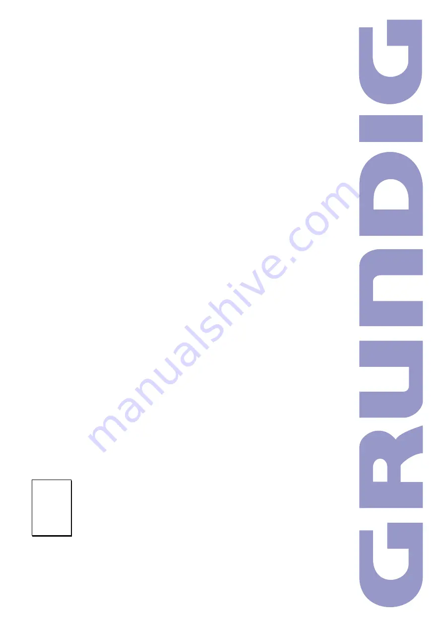 Grundig RRCD 3700 MP3 Service Document Download Page 1