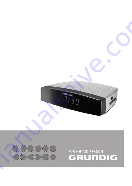 Grundig Sonoclock 390 Manual Download Page 1