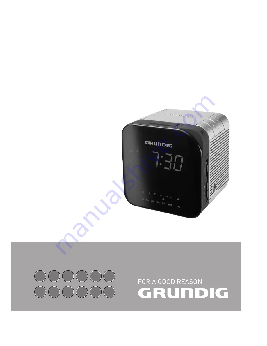 Grundig Sonoclock 590 Скачать руководство пользователя страница 1