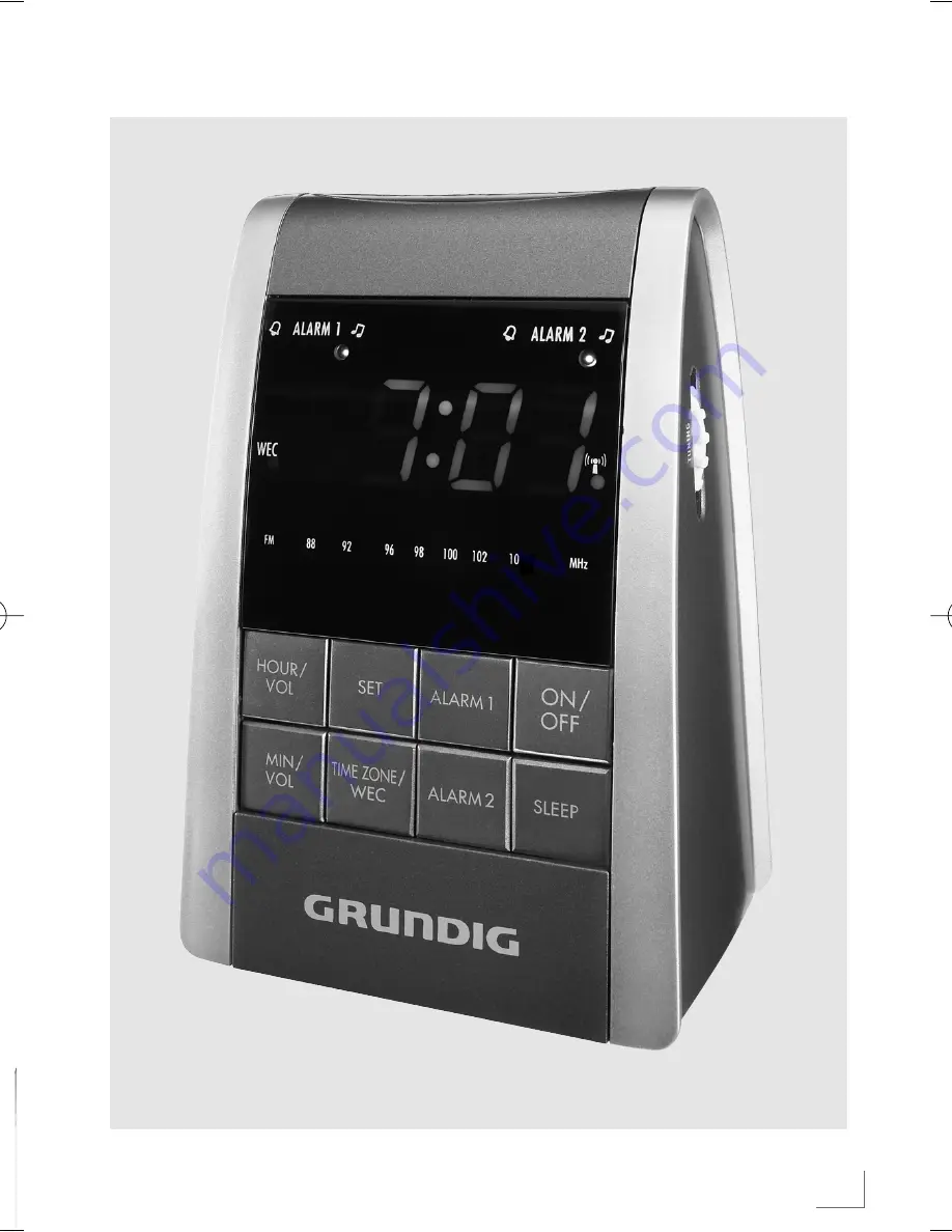 Grundig Sonoclock 760 DCF Скачать руководство пользователя страница 3