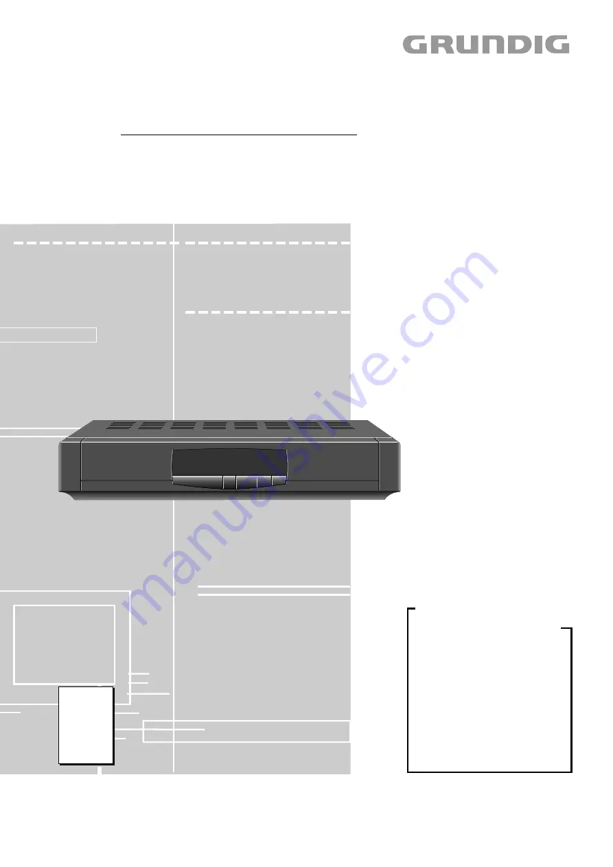 Grundig STR 6100 Скачать руководство пользователя страница 1