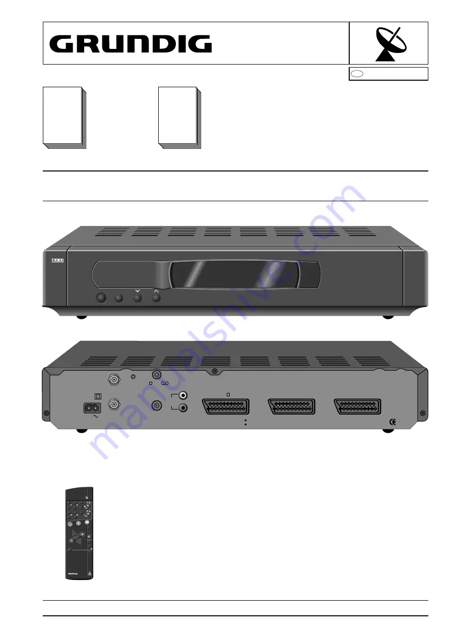 Grundig STR 631 Service Manual Download Page 1