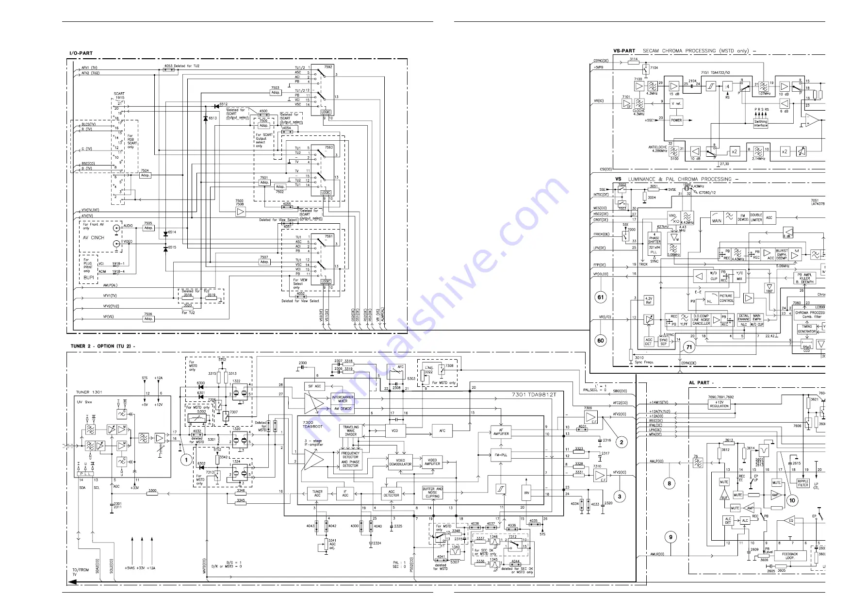 Grundig TVR 3710 FR Service Manual Download Page 44