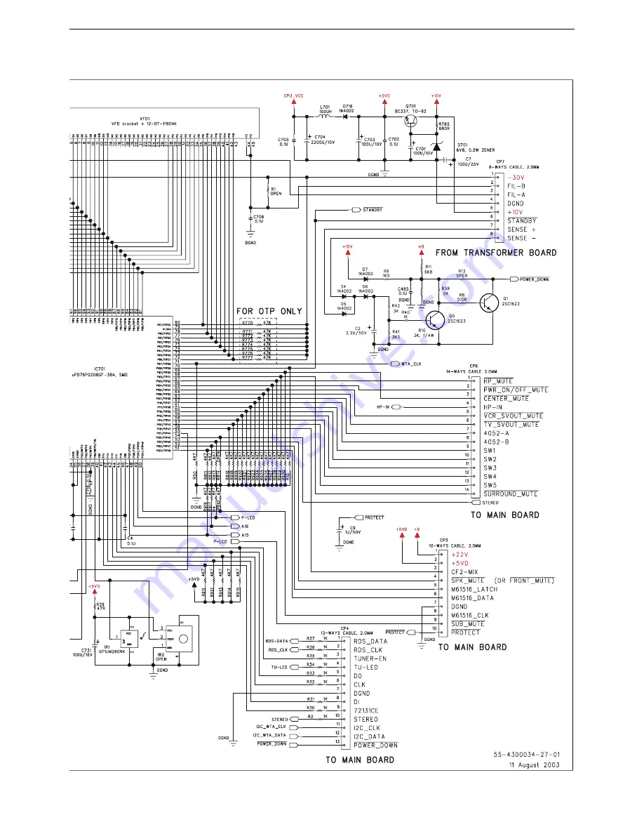 Grundig XENARO AVR 4300 DD Service Manual Download Page 33