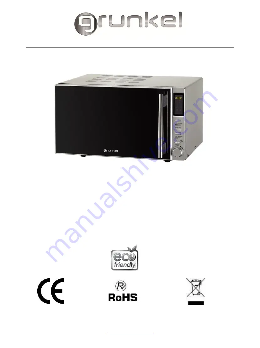 Grunkel MWG-30DGIXT Instruction Manual Download Page 1