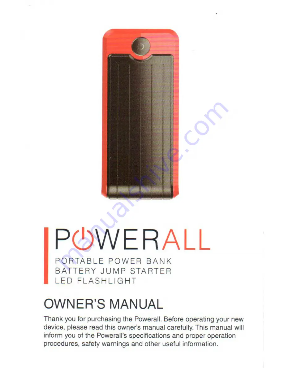 Gryphon PowerAll GC001 Owner'S Manual Download Page 1