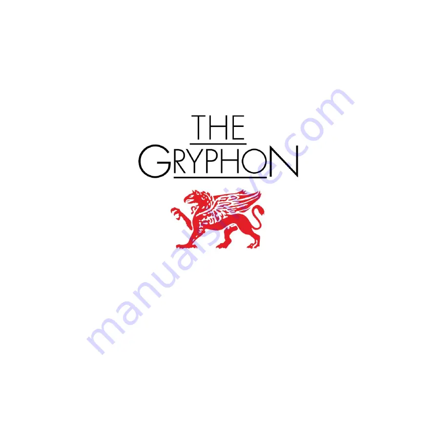 Gryphon Zena Owner'S Manual Download Page 1