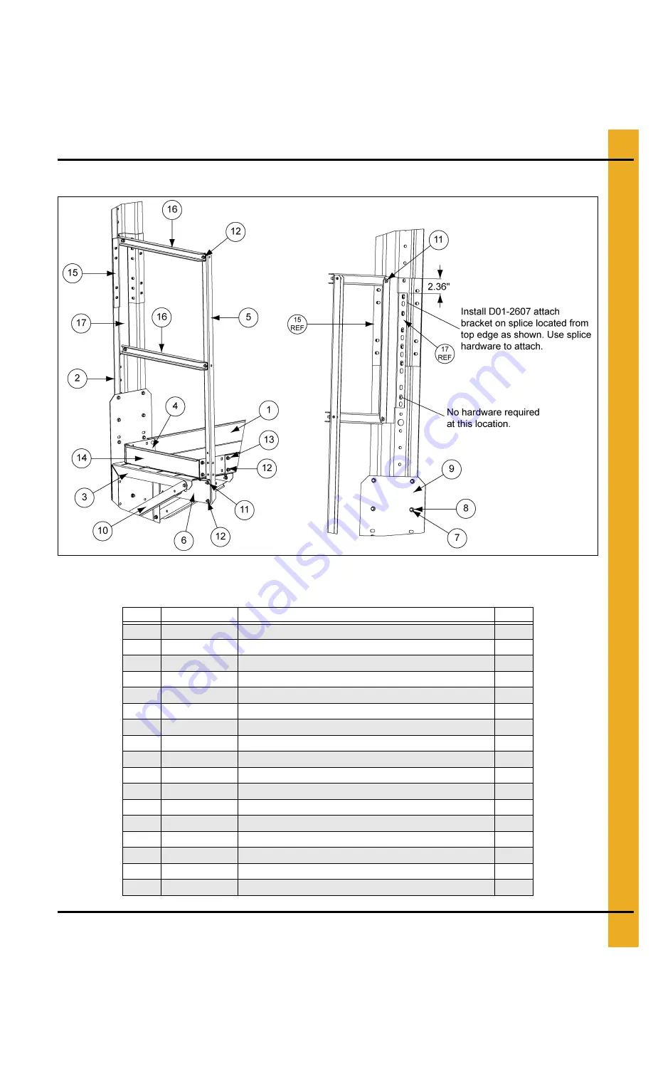 GSI Group H-Series Catwalk Instruction Manual Download Page 19