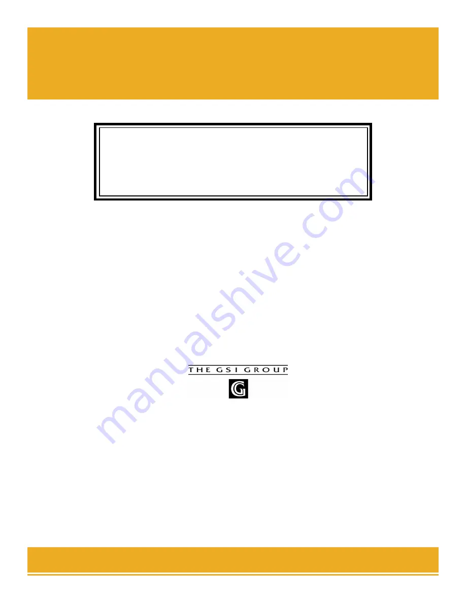 GSI Group PNEG-1020 Installation & Operation Manual Download Page 48