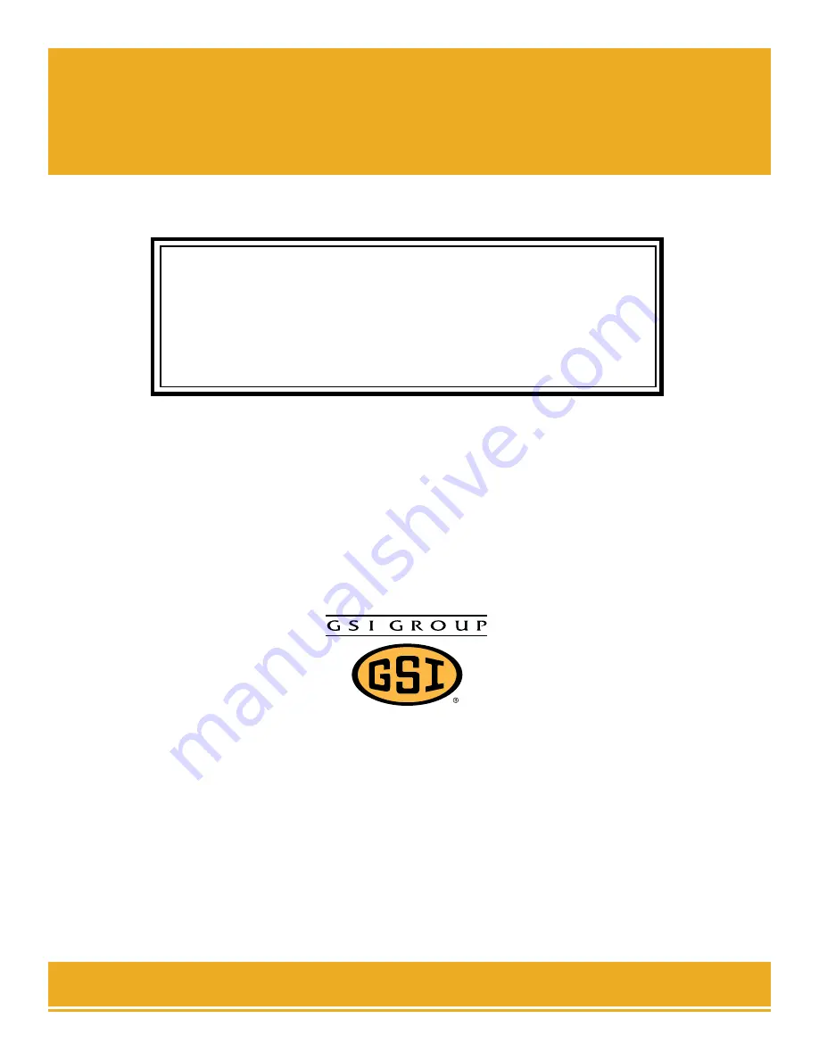 GSI Group PNEG-1614 Installation Manual Download Page 24