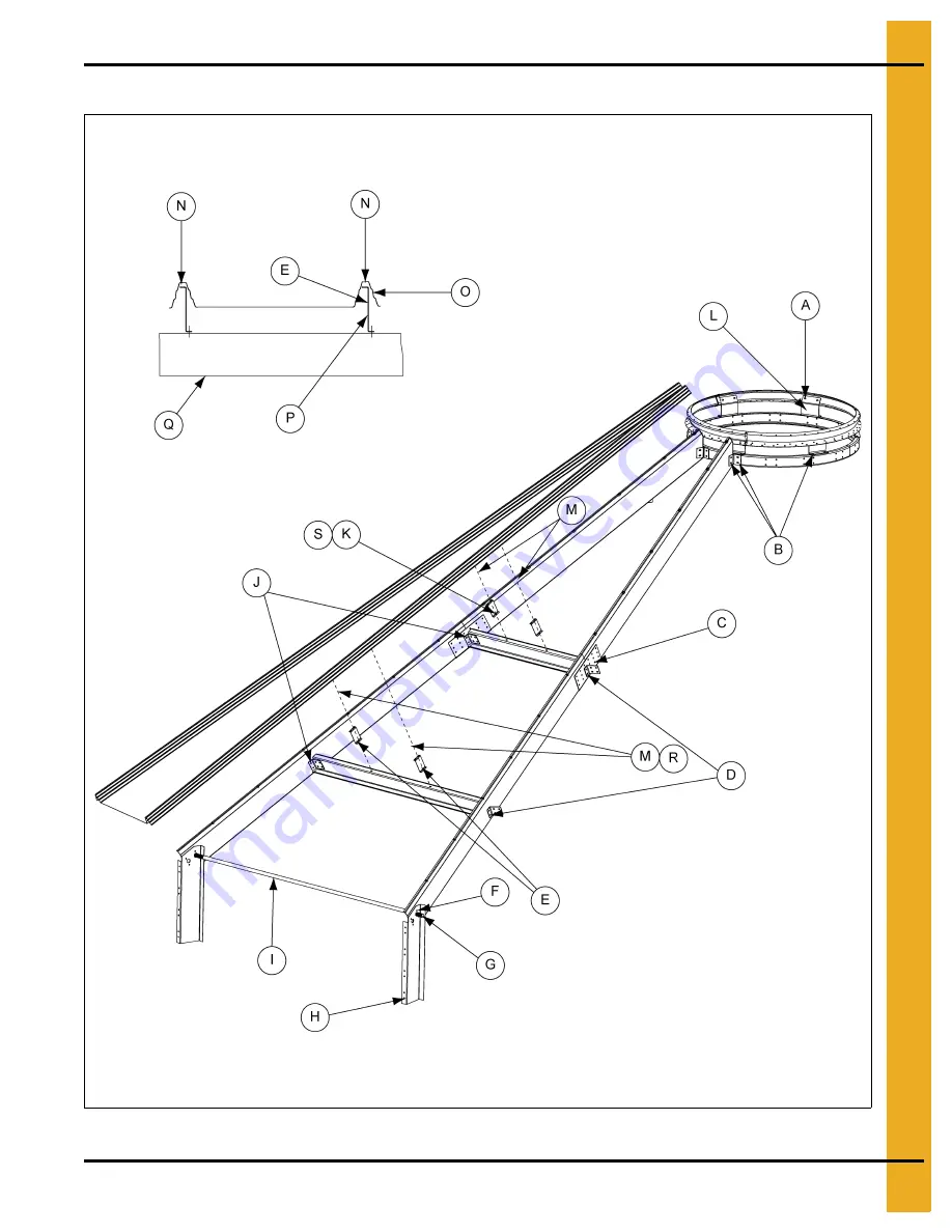 GSi 30' Diameter 60 PSF High Snow Roof Rafter Owner'S Manual Download Page 33