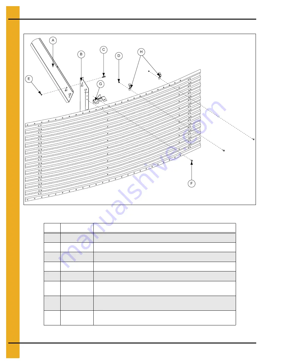 GSi 30' Diameter 60 PSF High Snow Roof Rafter Owner'S Manual Download Page 38