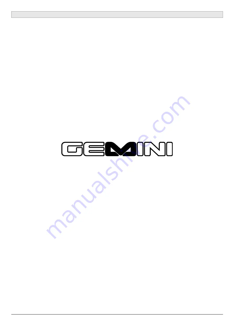 GSi GEMINI Desktop Скачать руководство пользователя страница 20