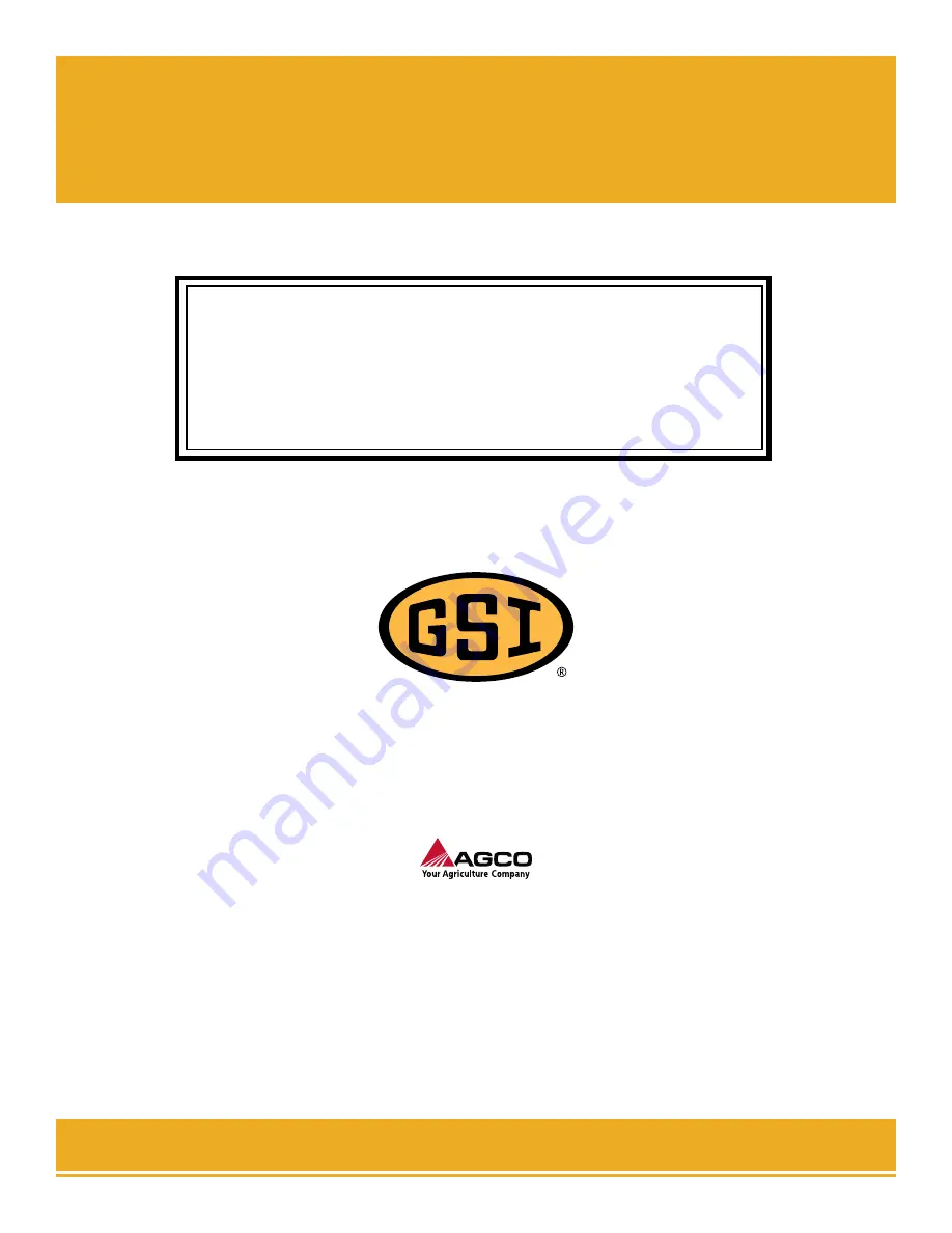 GSi HF-8056 Owner'S Manual Download Page 20