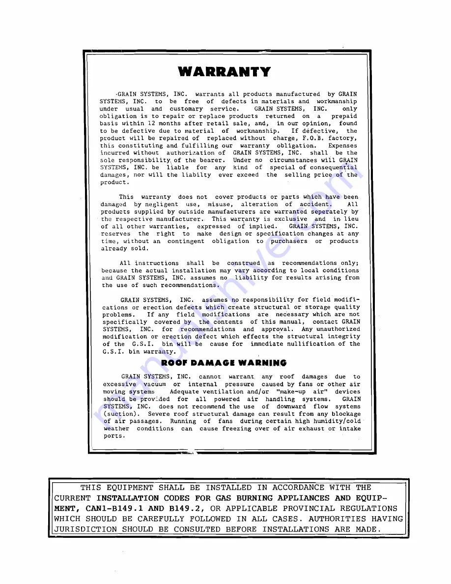 GSi TF-2024-1C Owner'S Manual Download Page 2