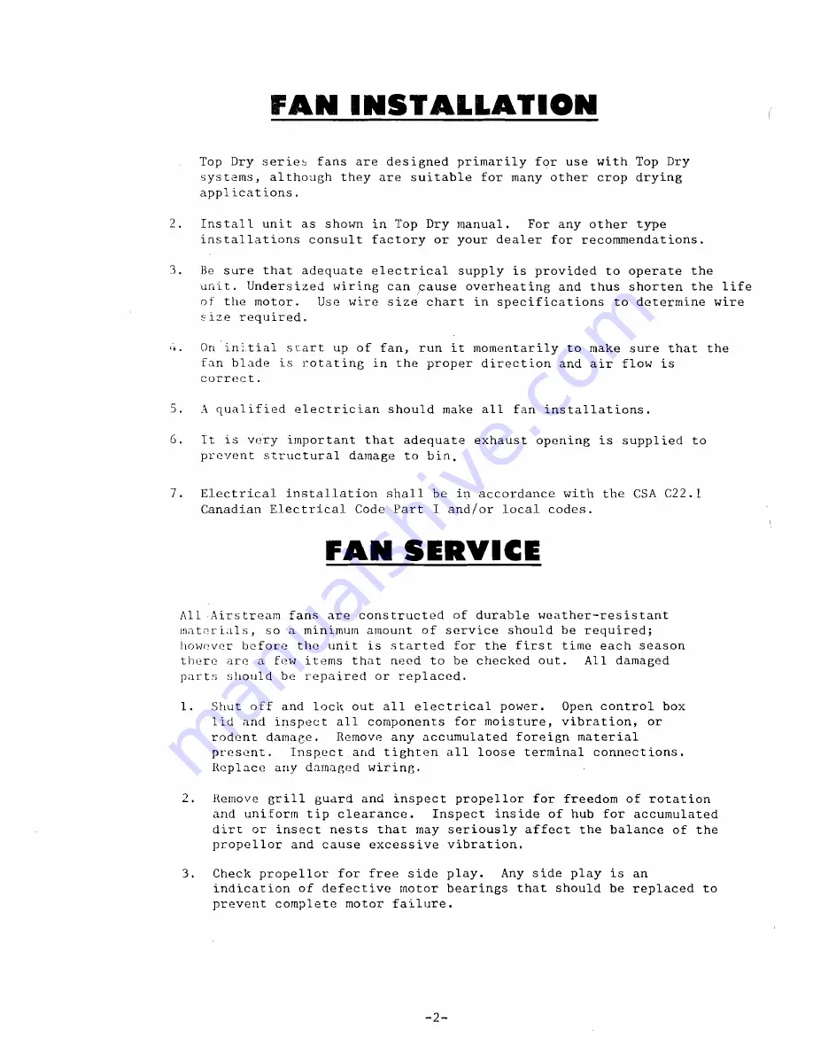 GSi TF-2024-1C Owner'S Manual Download Page 5