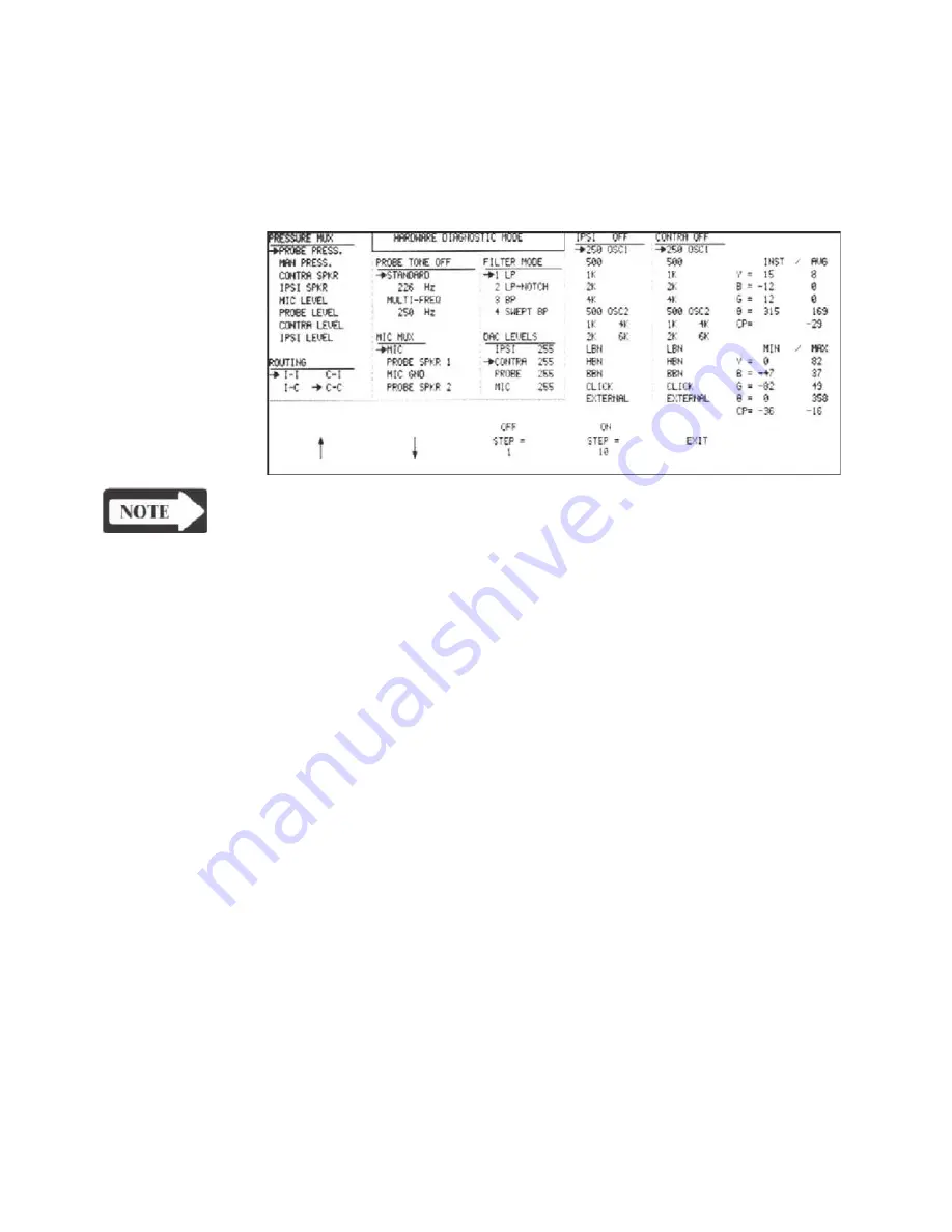 GSi TYMPSTAR 1 Service Manual Download Page 82