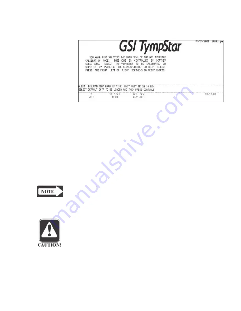 GSi TYMPSTAR 1 Service Manual Download Page 107