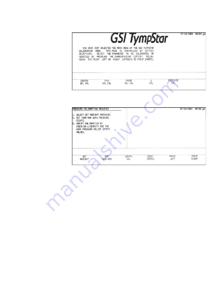 GSi TYMPSTAR 1 Service Manual Download Page 113