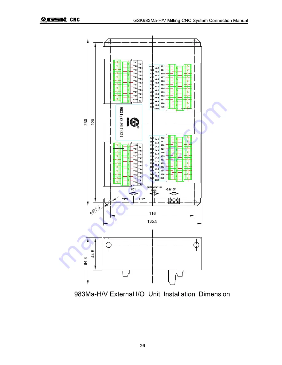 GSK 983Ma-H Connection Manual Download Page 31