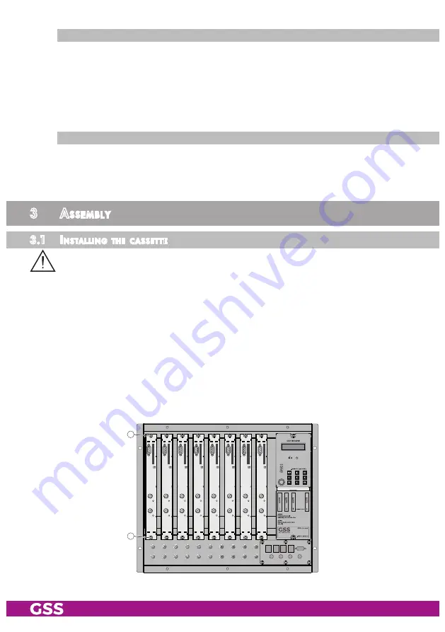 GSS.standard HDTV 1200 C CI Скачать руководство пользователя страница 8