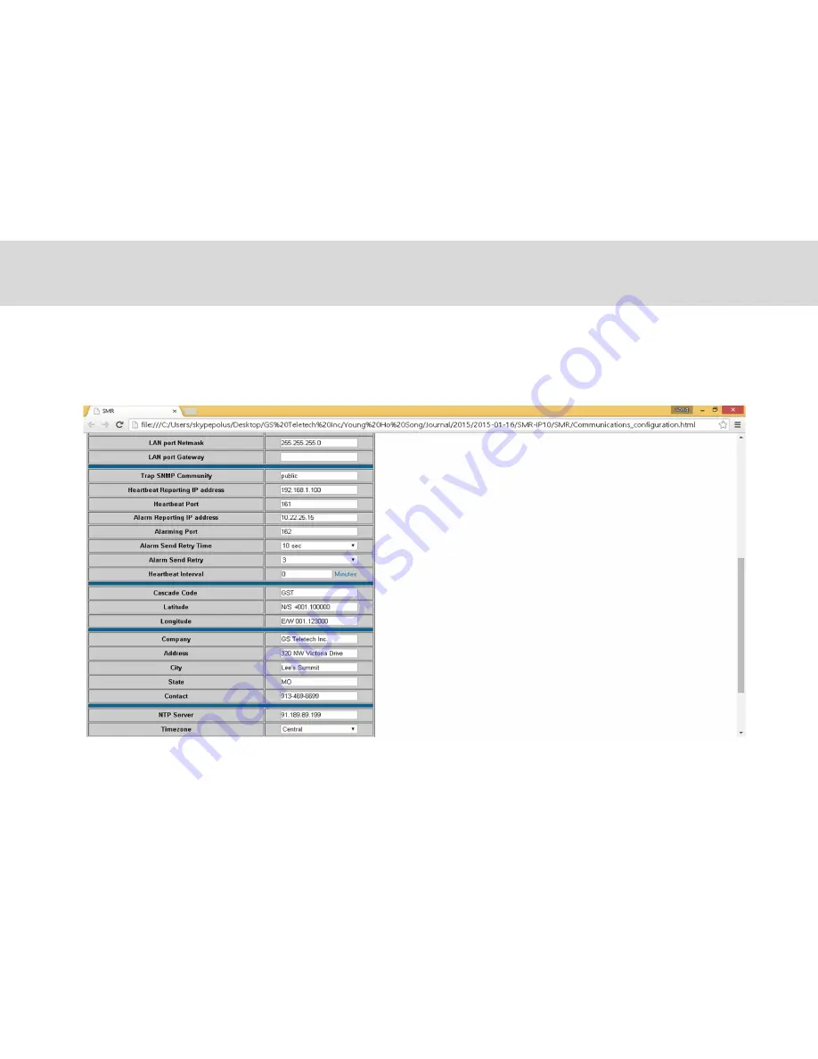 GST SMR-IP10-D Скачать руководство пользователя страница 56