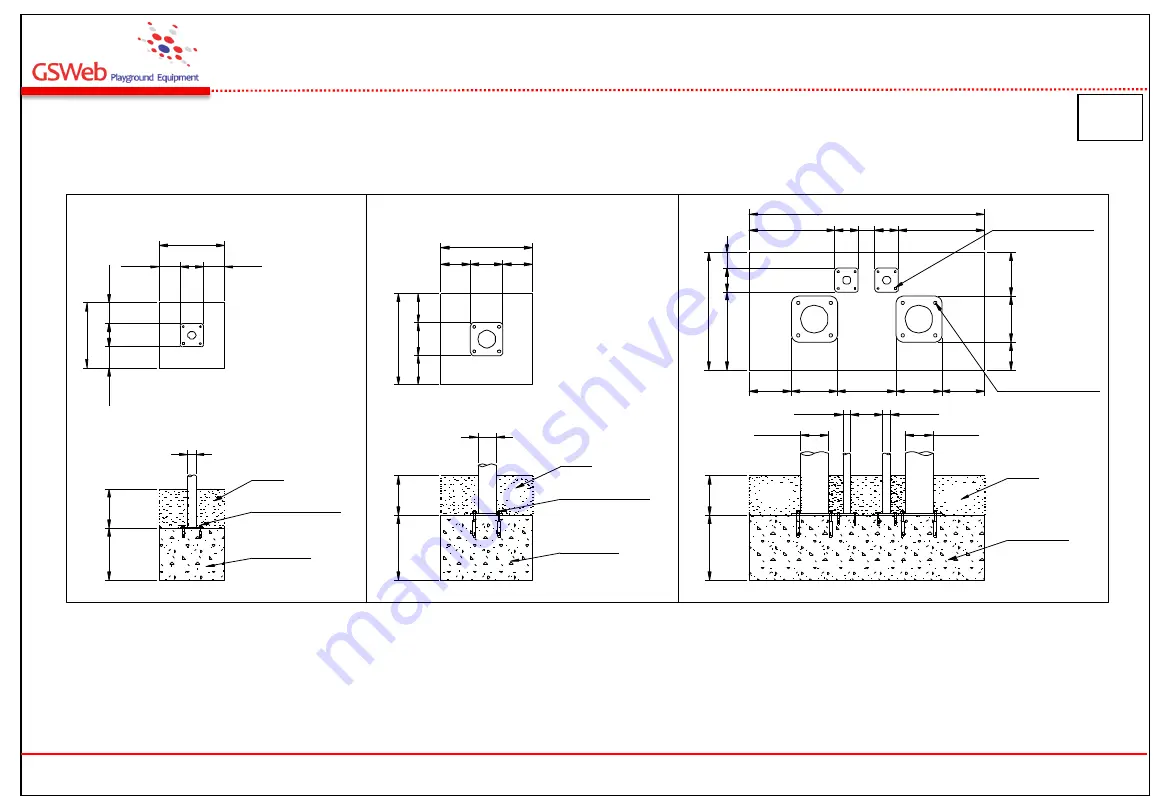 GSWeb Playground Equipment GS-N201 Скачать руководство пользователя страница 4