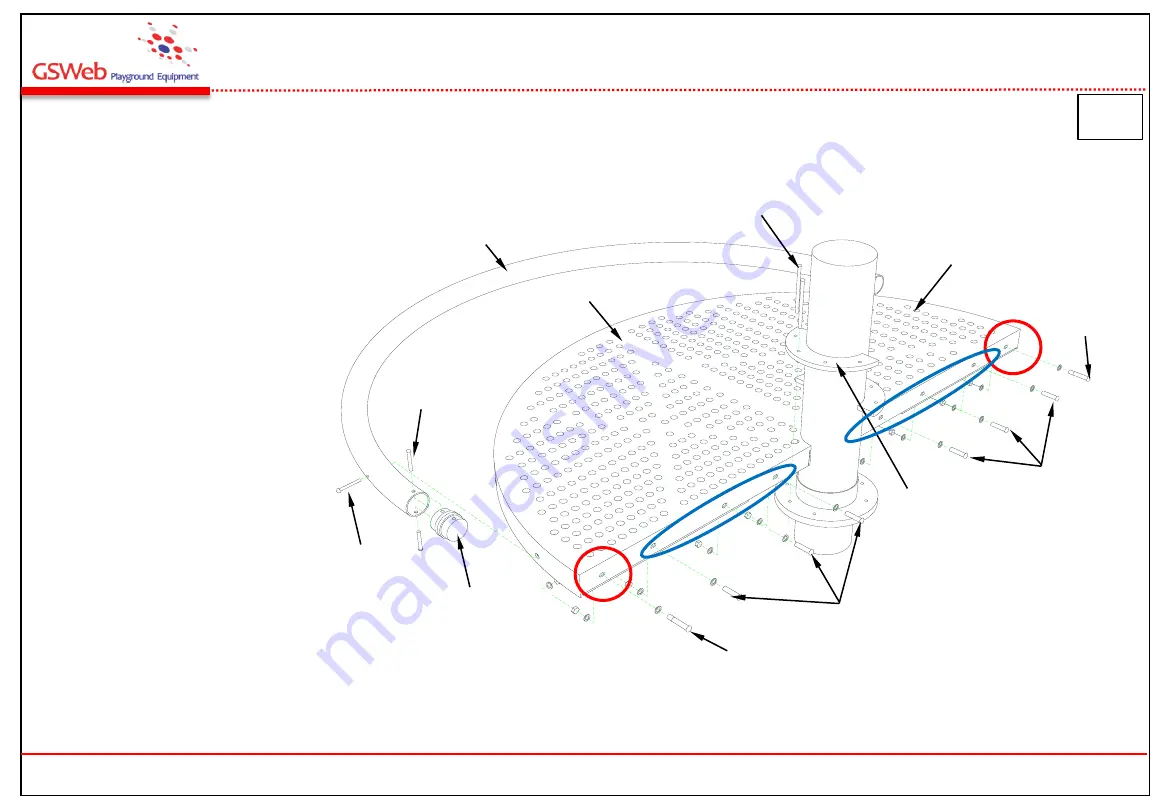 GSWeb Playground Equipment GS-SC2101 Скачать руководство пользователя страница 13