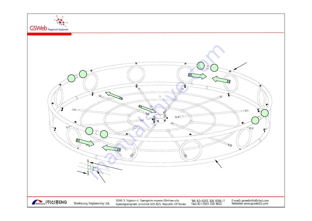 GSWeb Playground Equipment GS-SC2300 Скачать руководство пользователя страница 7