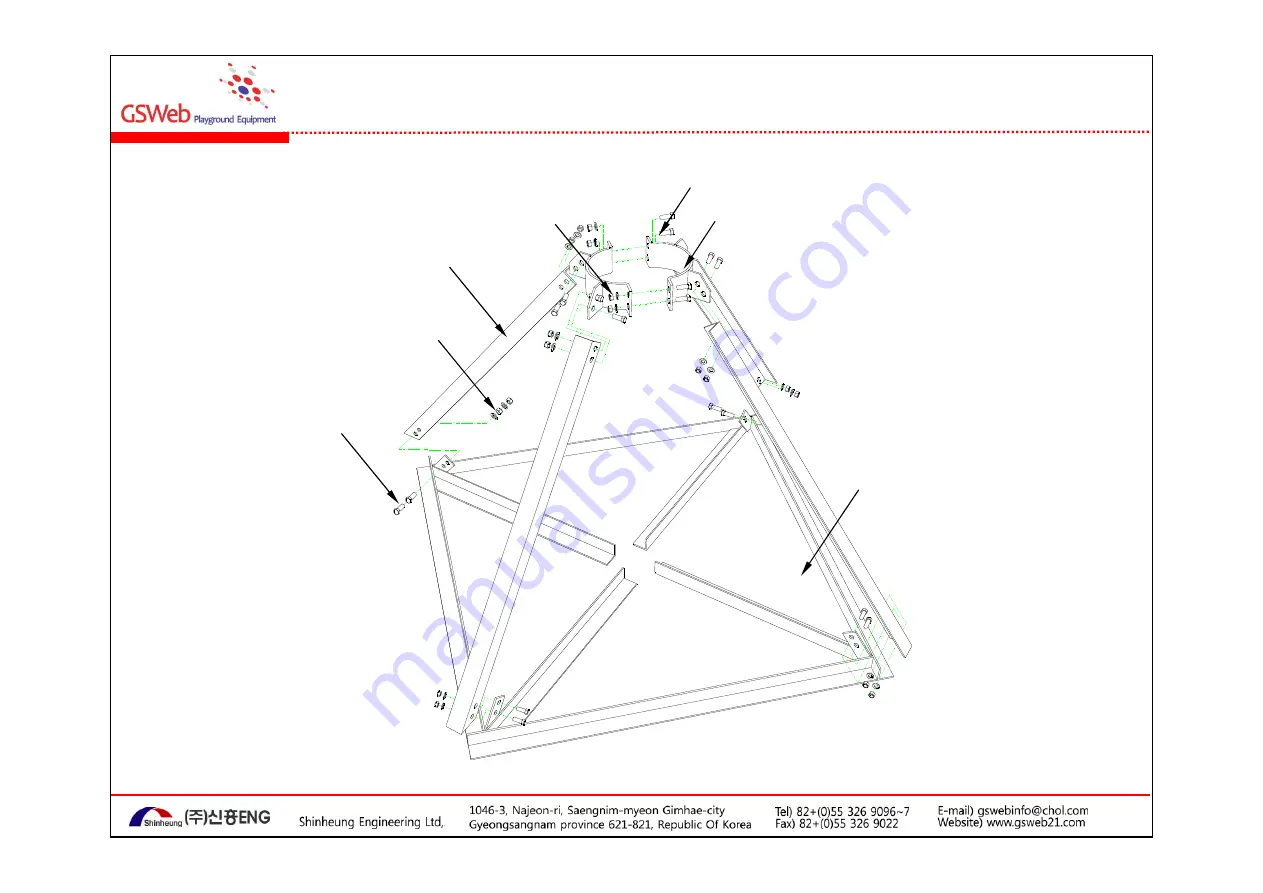 GSWeb Playground Equipment GS-SC2300 Скачать руководство пользователя страница 10