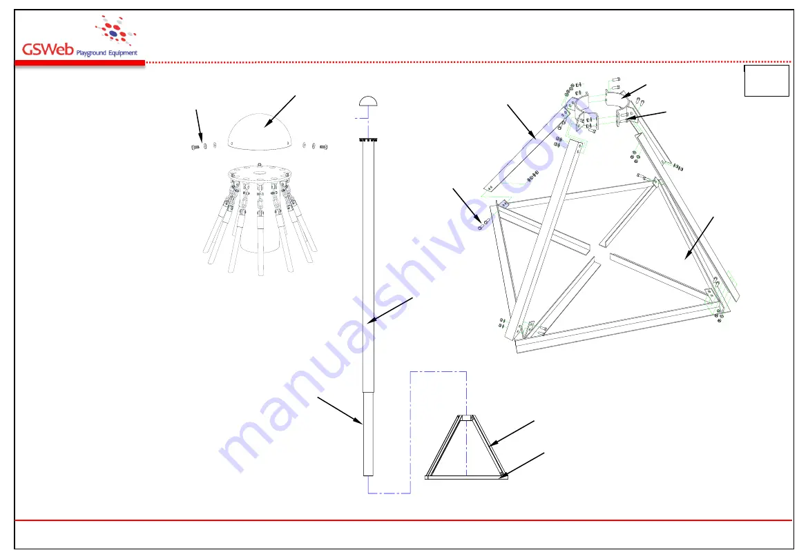 GSWeb Playground Equipment GS-SC2300F Скачать руководство пользователя страница 15