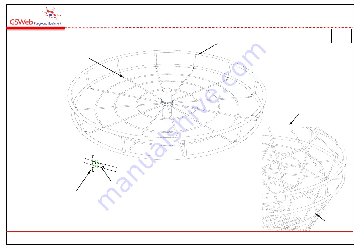 GSWeb Playground Equipment GS-SC2300F Скачать руководство пользователя страница 16