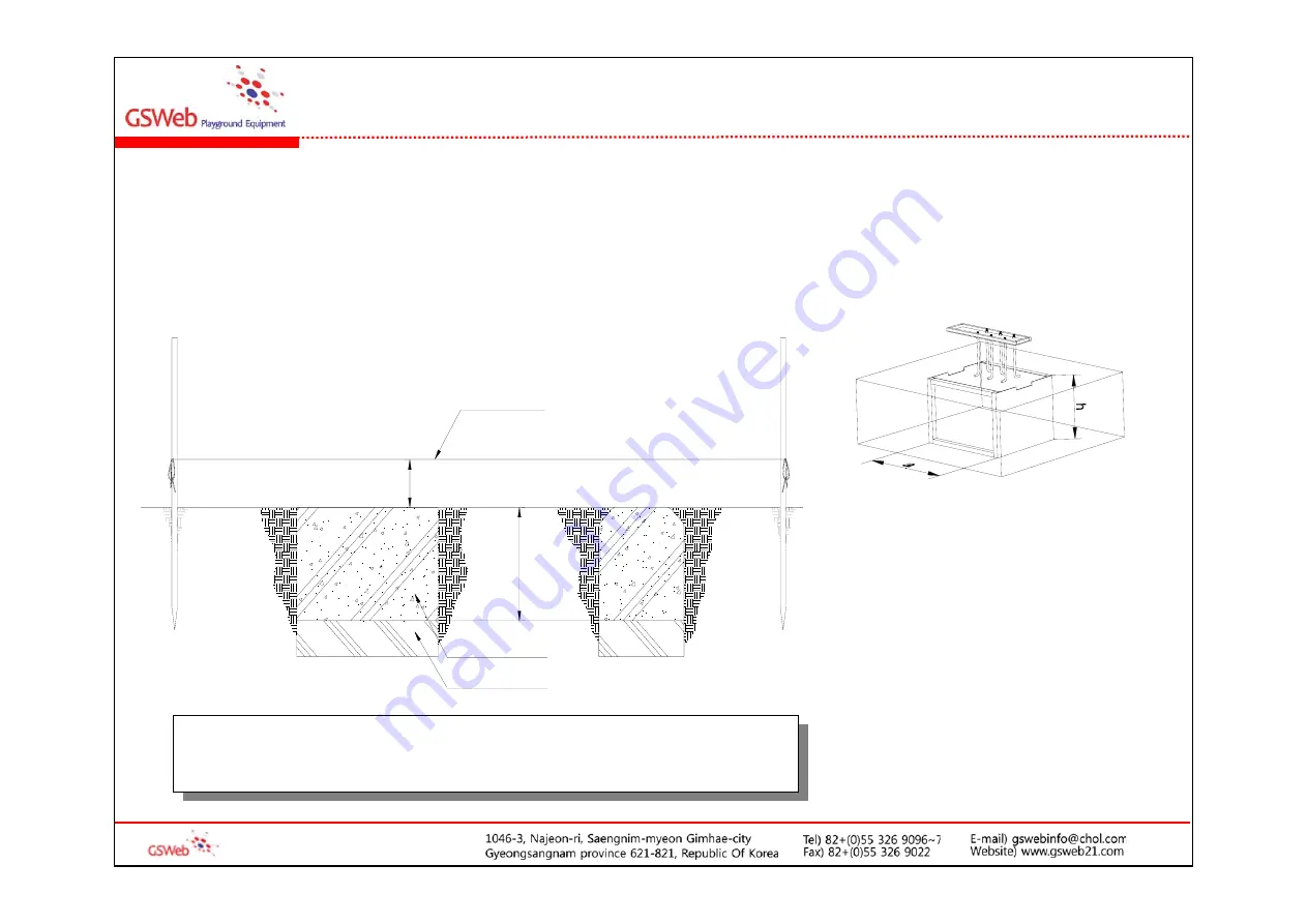 GSWeb Playground Equipment GS-W1002 Manual Download Page 6