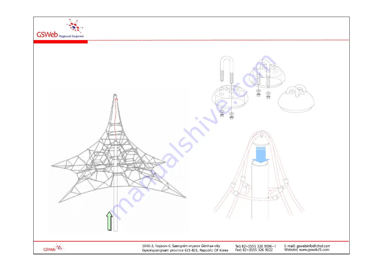 GSWeb Playground Equipment GS-W1002 Manual Download Page 13