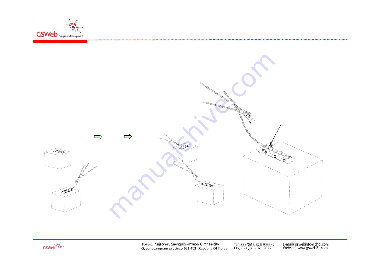 GSWeb Playground Equipment GS-W1002 Manual Download Page 14