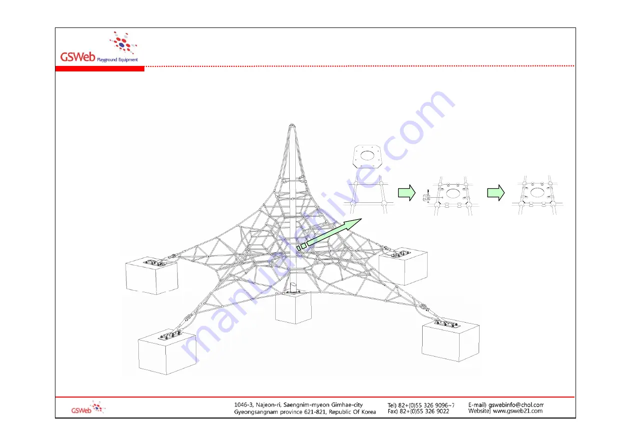 GSWeb Playground Equipment GS-W1002 Manual Download Page 18