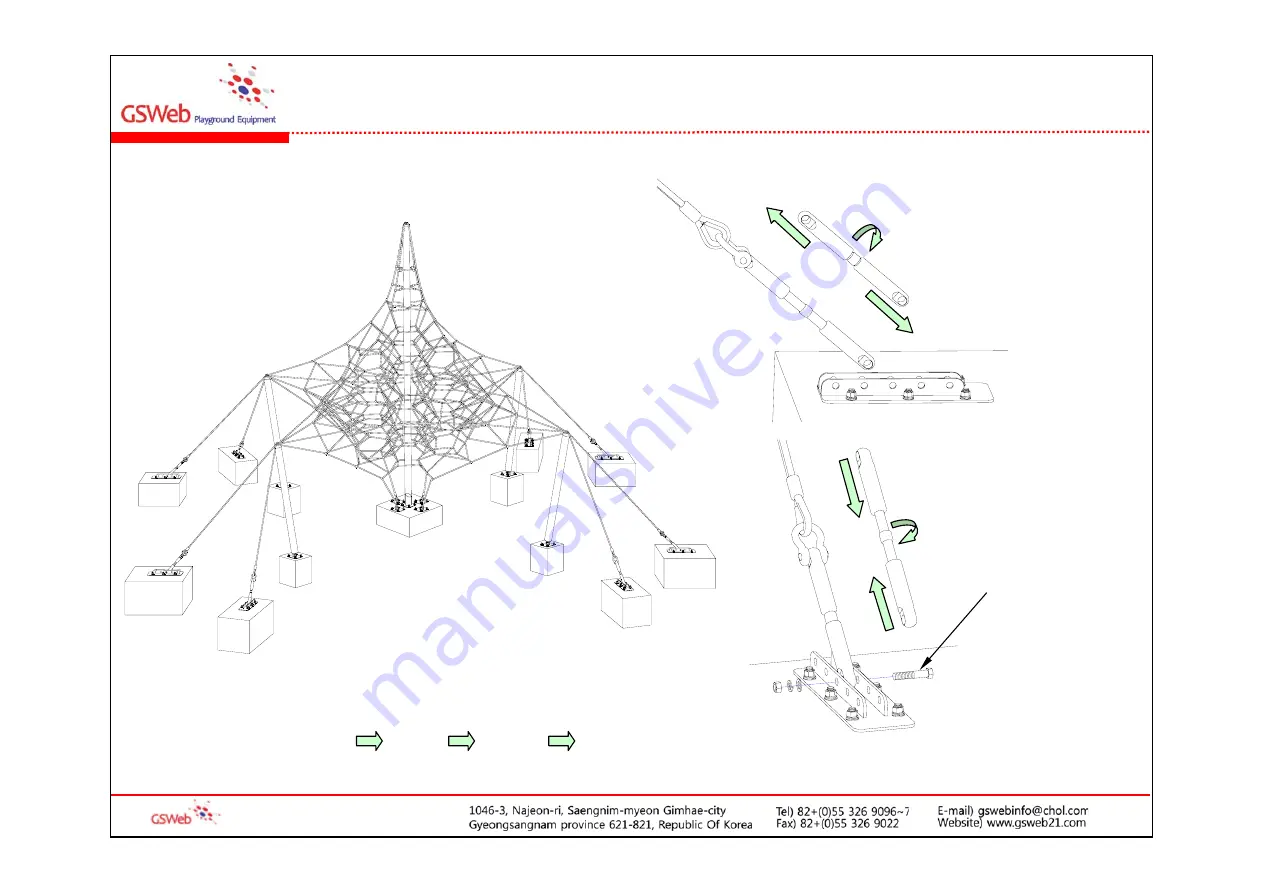 GSWeb Playground Equipment GS-W1004 Скачать руководство пользователя страница 13