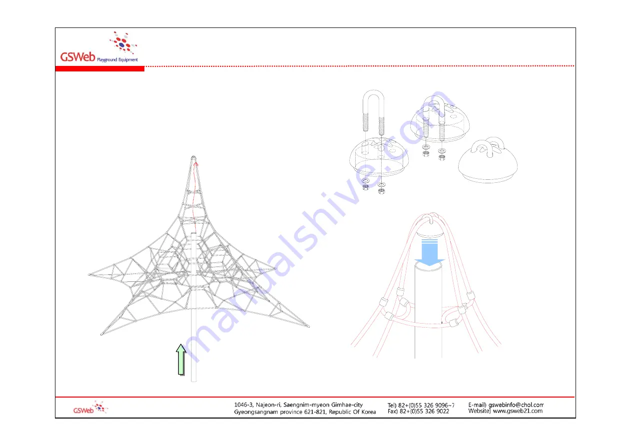 GSWeb Playground Equipment GS-W1006 Скачать руководство пользователя страница 13