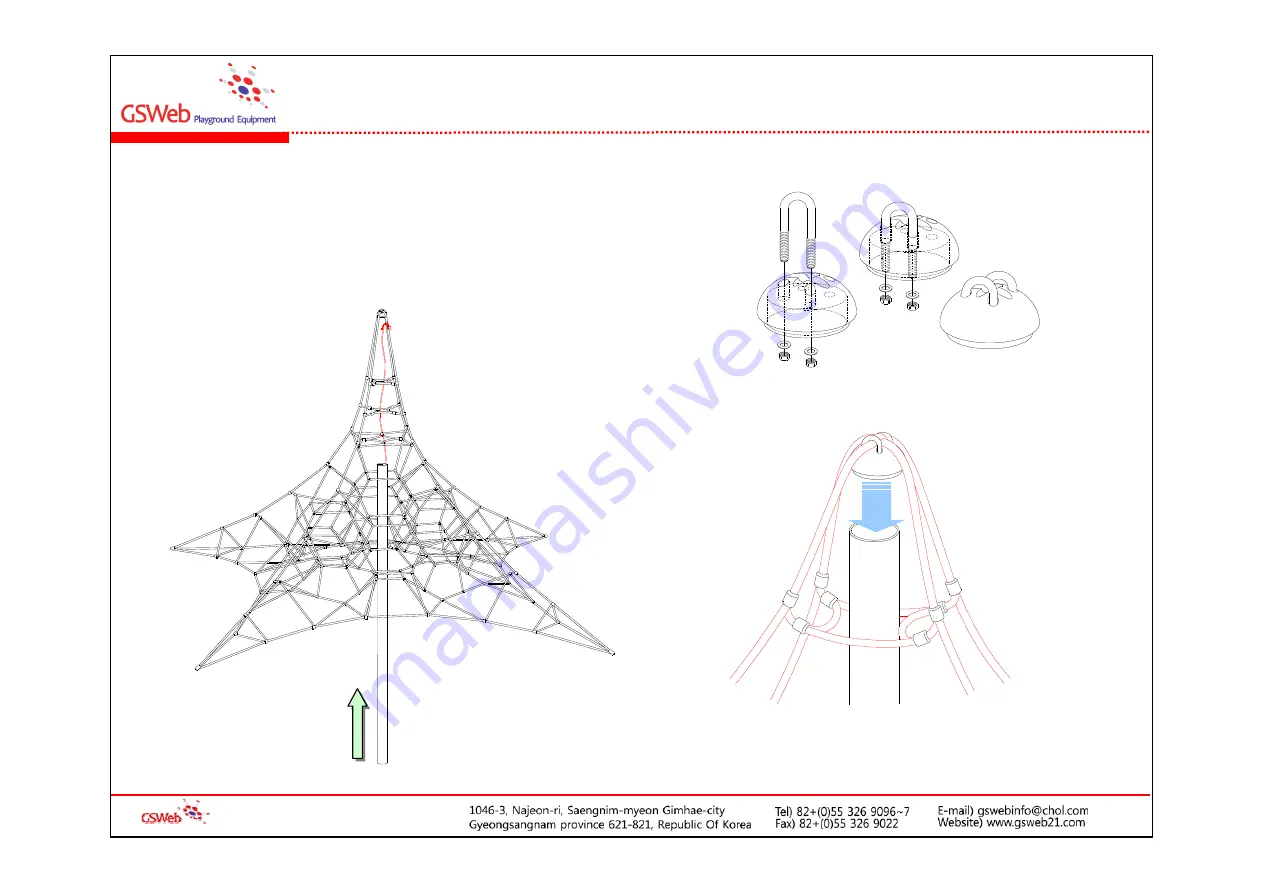 GSWeb Playground Equipment GS-W3001 Скачать руководство пользователя страница 13