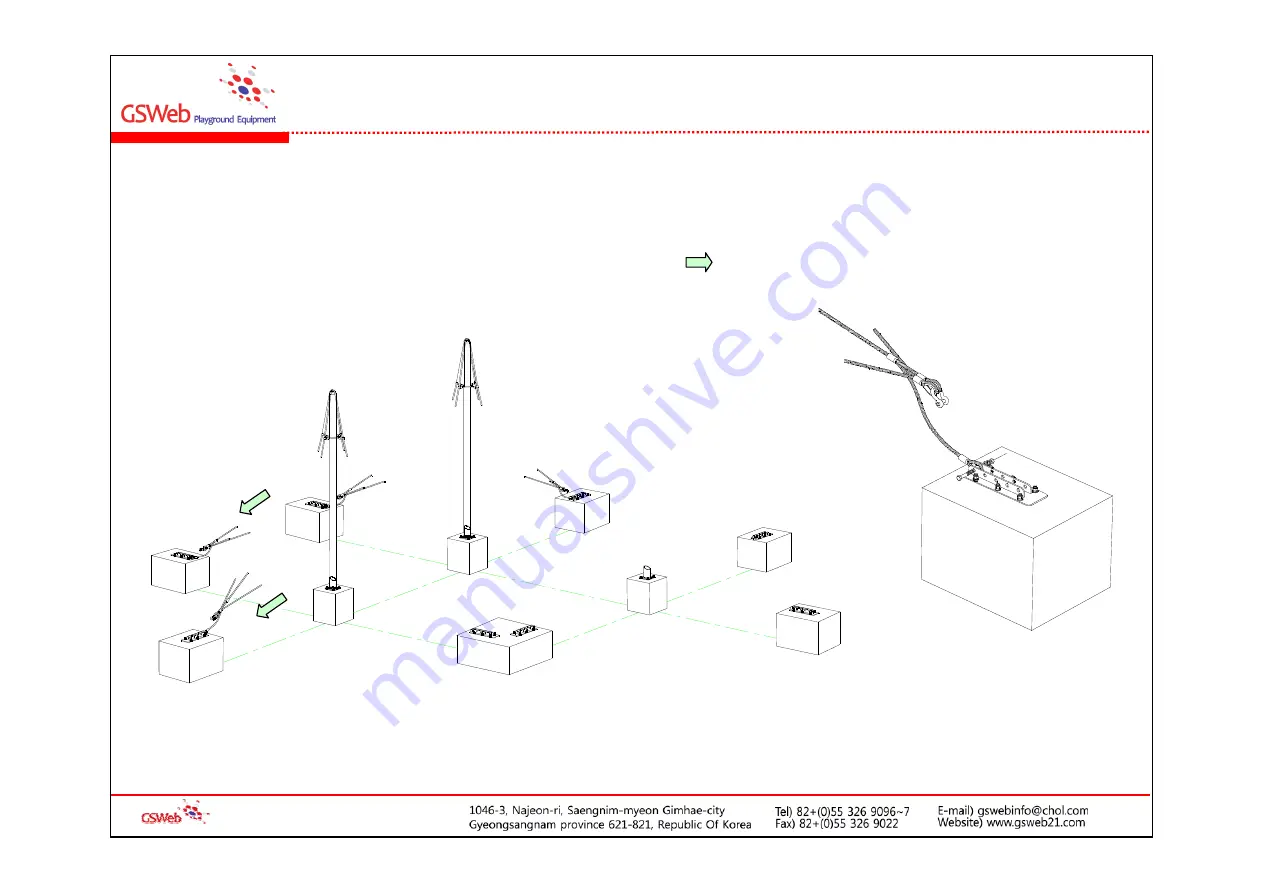 GSWeb Playground Equipment GS-W3001 Скачать руководство пользователя страница 15