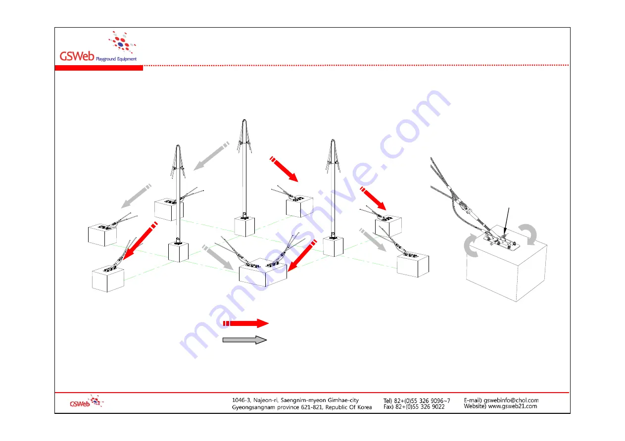 GSWeb Playground Equipment GS-W3001 Скачать руководство пользователя страница 17