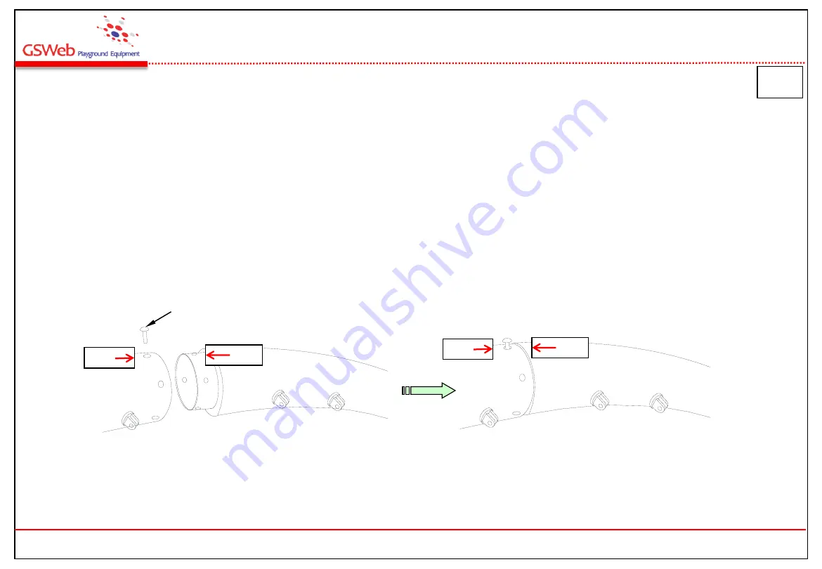 GSWeb Playground Equipment ROLLING HILLS GS-RH104 Installation & Maintenance Instructions Manual Download Page 6