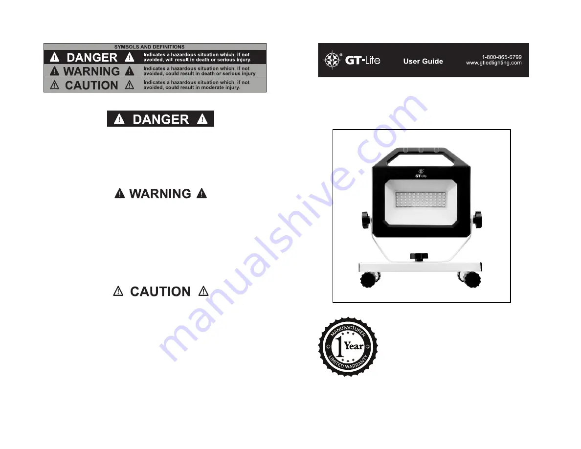 GT-Lite GT-508R User Manual Download Page 1